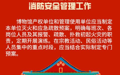 涨知识！博物馆如何开展消防安全管理工作？