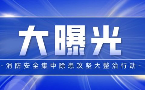 青海消防部门曝光第二批存在火灾隐患的单位