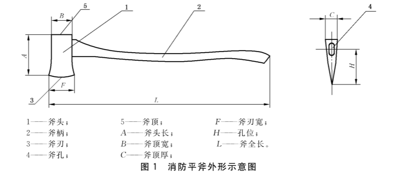 消防斧 XF 138-2010