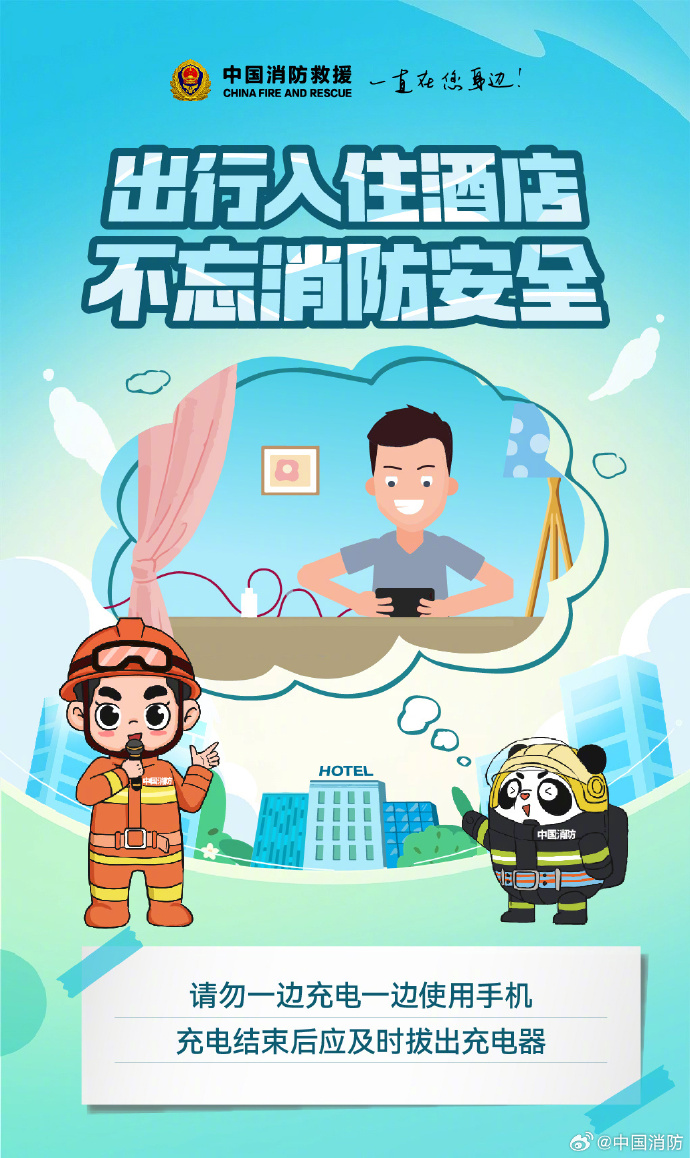 入住酒店需要知道的消防安全常识