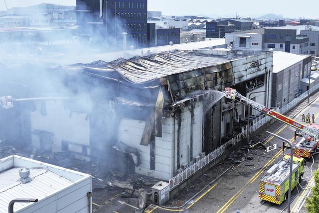 韩国电池厂火灾致22人遇难，其中19人为中国公民