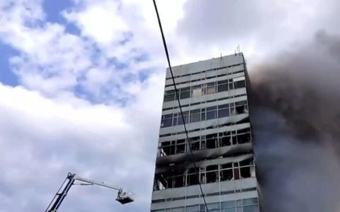 俄罗斯莫斯科州一建筑发生火灾致8人死亡